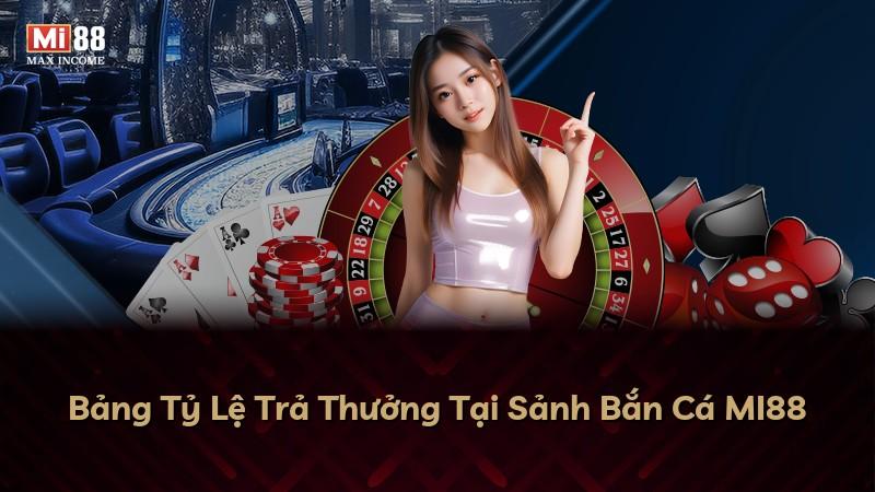 Bảng Tỷ Lệ Trả Thưởng Tại Sảnh Bắn Cá MI88