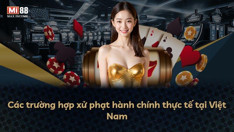Các trường hợp xử phạt hành chính thực tế tại Việt Nam