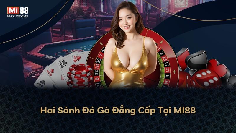 Hai Sảnh Đá Gà Đẳng Cấp Tại MI88