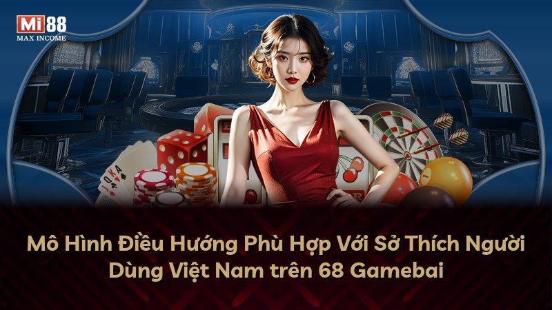 Mô Hình Điều Hướng Phù Hợp Với Sở Thích Người Dùng Việt Nam trên 68 Gamebai